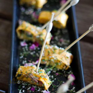 Feuilletés au saumon fumé et mozzarella